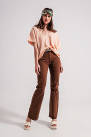 Chocolate Flared Jeans