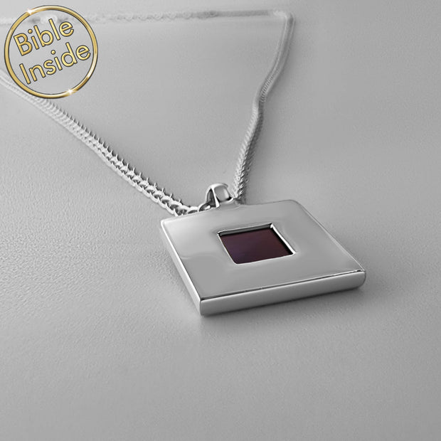 Bible Pendant With All the Bible Engraved