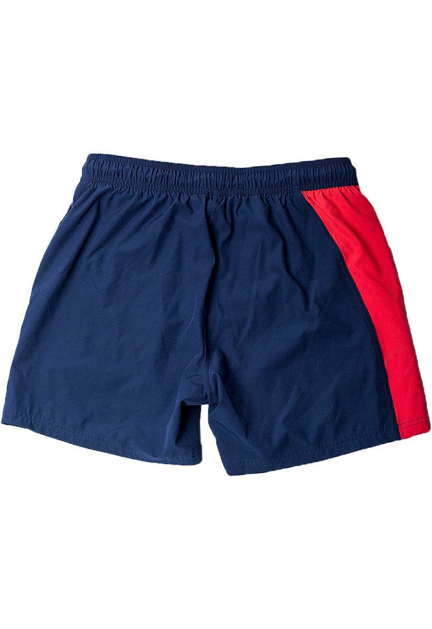 Quick Dry UV Protection Perfect Fit Blue Beach Shorts "LALU" Side Pockets