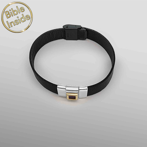 Men's Christian Bracelet With the Whole Bible