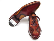 Paul Parkman Handmade Lace-Up Casual Shoes for Men Brown (ID#84654-BRW)