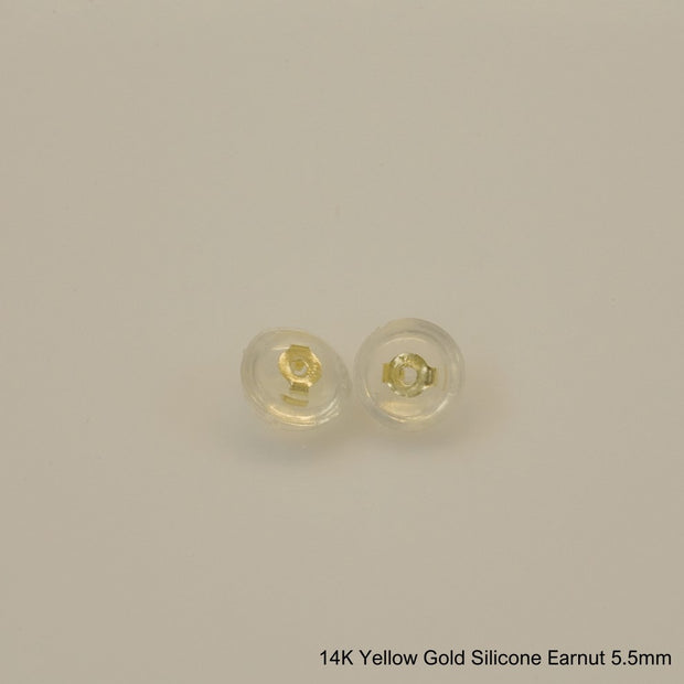 14K SOLID GOLD 6 PRONG EARRINGS; 3mm,4mm,5mm,6mm