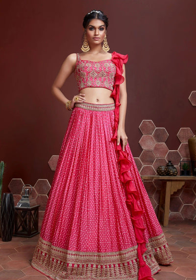 Stunning Pink Lehenga Choli