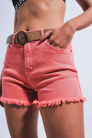 Shorts in Coral