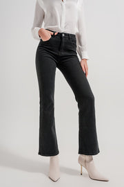 Flared Jeans in Black