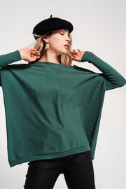 Batwing Jumper in Green