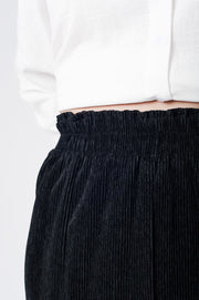 Black Cheesecloth Pants