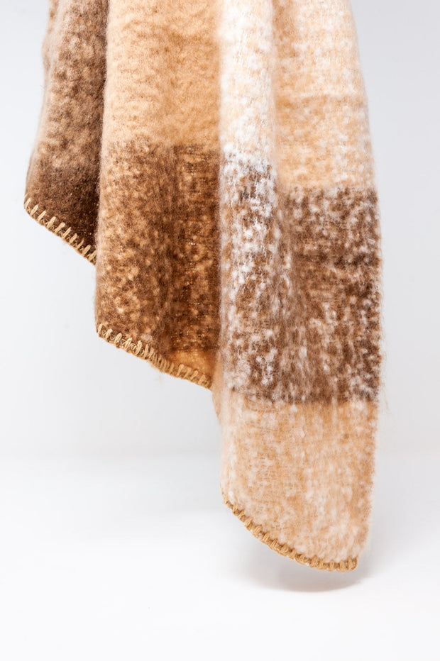 Scarf in Beige and Brown