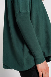 Batwing Jumper in Green