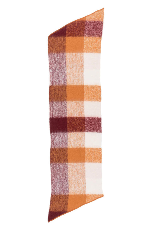 Scarf in Orange & Brown